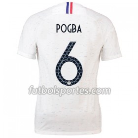 Camisetas Francia Pogba 6 Mujer Segunda Equipacion Mundial 2018